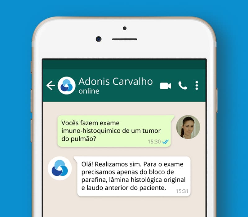 Laboratório Adonis Carvalho WhatsApp